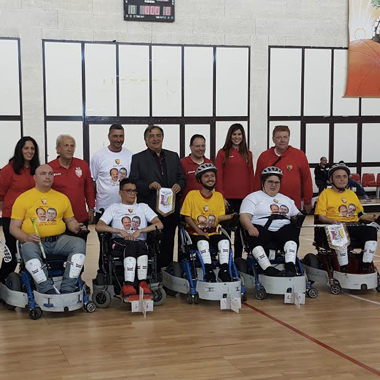 Sport paralimpico - Orlando assegna riconoscimento ai ragazzi dei Red Cobra