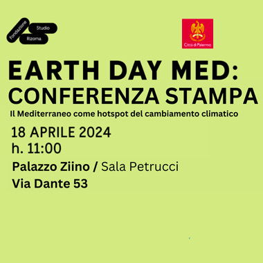 Conferenza stampa - Earth day Med, Palermo 18 aprile 2024 Palazzo Ziino
