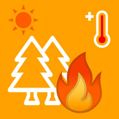 Protezione civile regionale - Domani colore arancione per rischio incendi e ondate di calore - MercoledÃ¬ il rischio sale al livello 3 (rosso) per le ondate di calore
