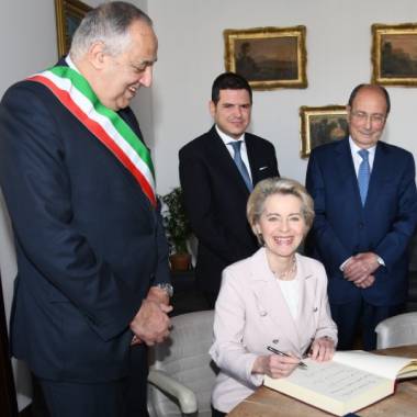 Inaugurazione anno accademico Università degli Studi di Palermo. Dichiarazione sindaco Lagalla