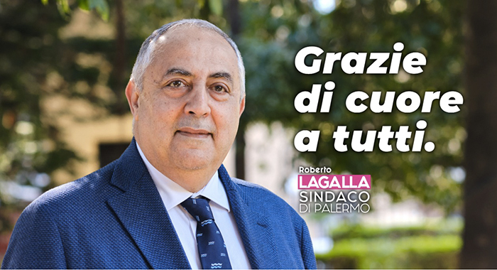 Cerimonia di insediamento del nuovo Sindaco di Palermo, Prof. Roberto Lagalla