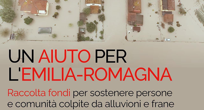 Raccolta di fondi a sostegno della Regione Emilia-Romagna