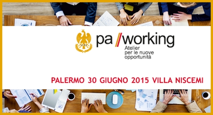 Pa/working  - Terzo appuntamento -  30 Giugno, Villa Niscemi