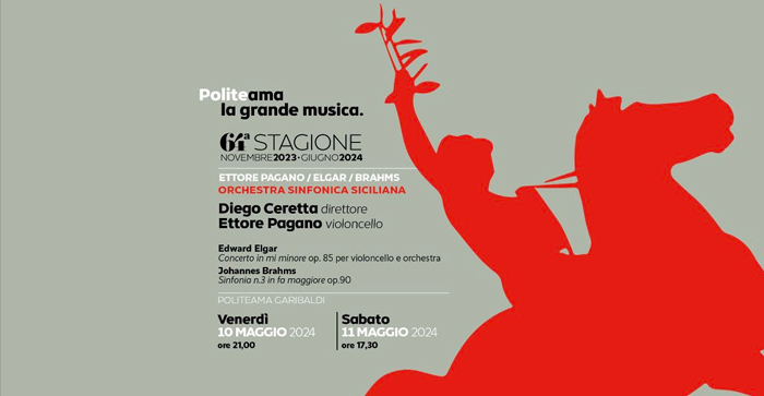 Elgar e Brahms con Diego Ceretta direttore e Ettore Pagano al violoncello