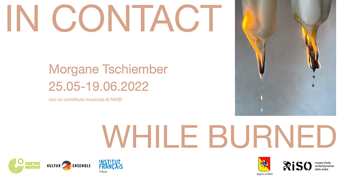In contact while burned