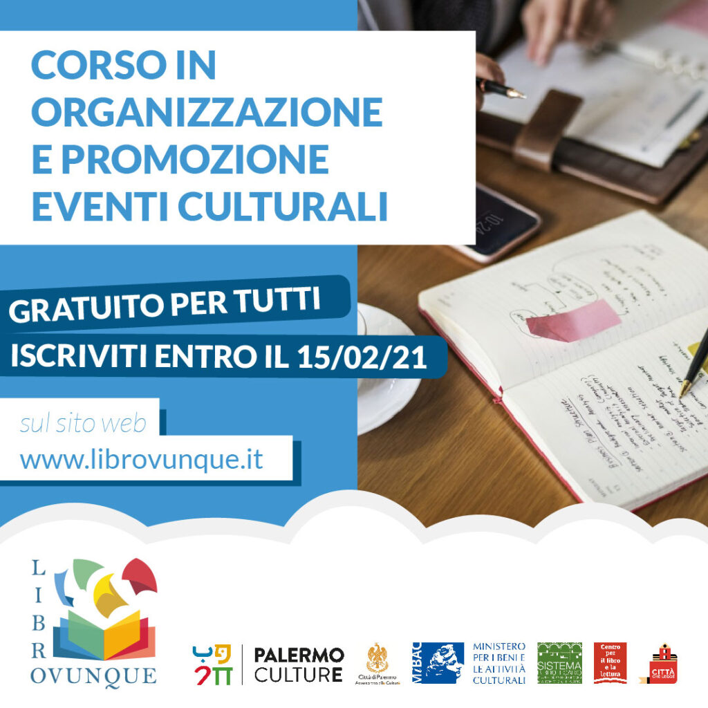 LibrOvunque - Corso in organizzazione e promozione di eventi culturali