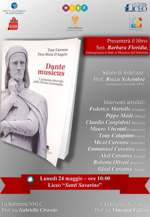 Liceo Santi Saverino di Partinico - Presentazione del libro Dante Musicus