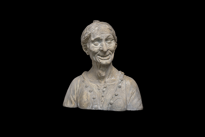 Mezzo busto - Giovanna Bonanno detta Vecchia dell'aceto, Palemo, XIX sec.