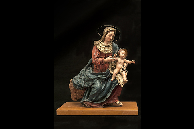 Giovanni Matera. Madonna col Bambino. Trapani, XVII sec.