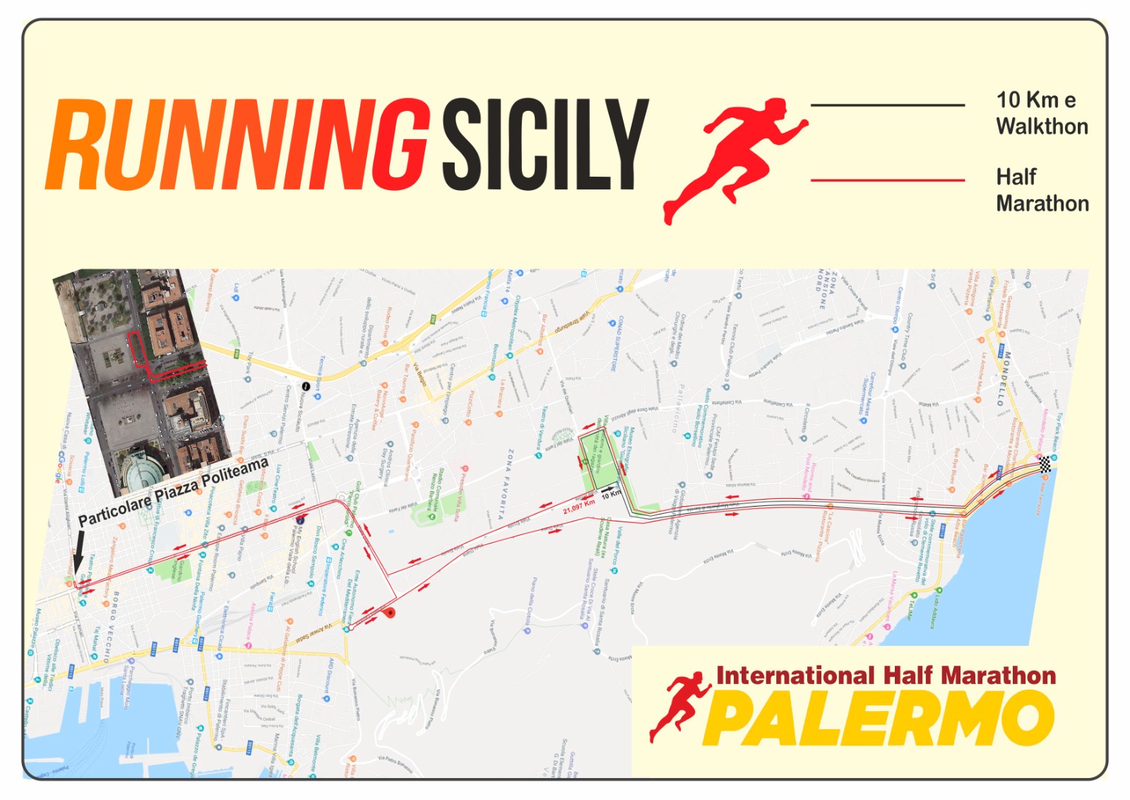X Palermo International Half Marathon 