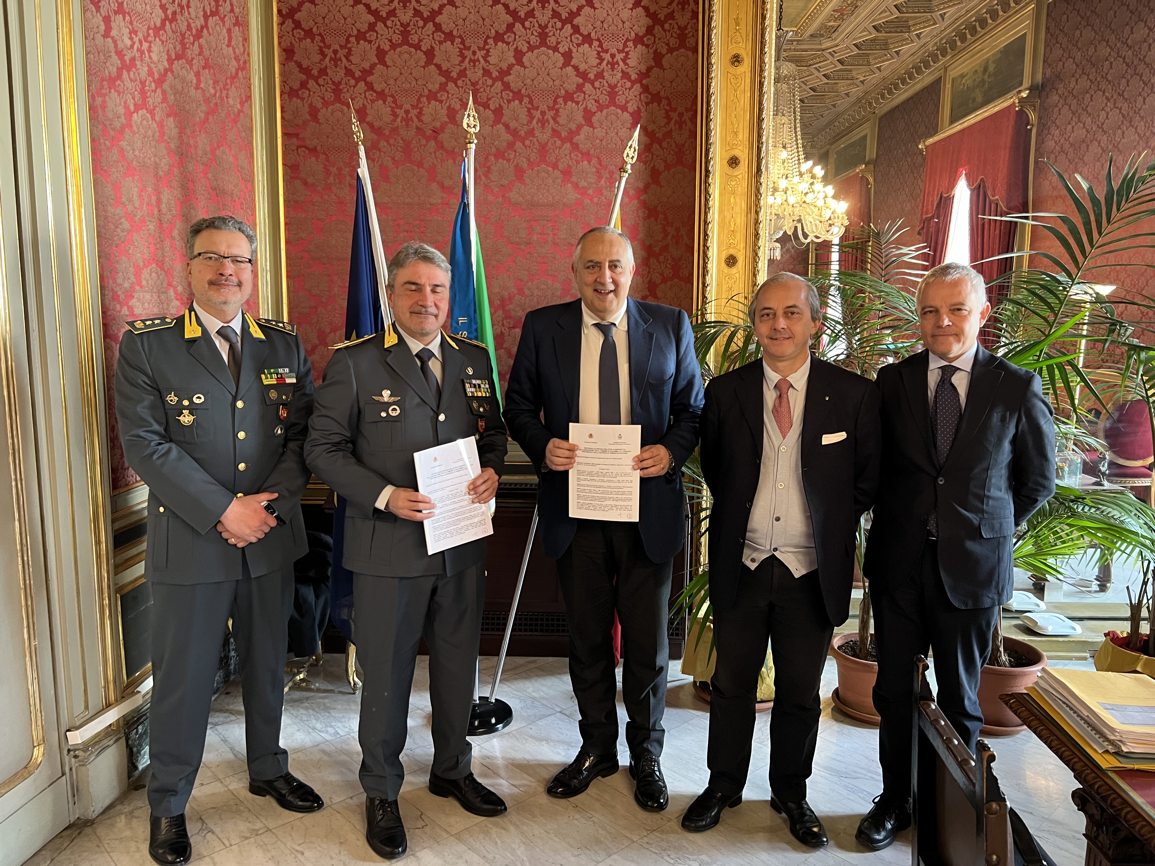 Progetti Pnrr, firma protocollo d'intesa tra Comune e Guardia di Finanza