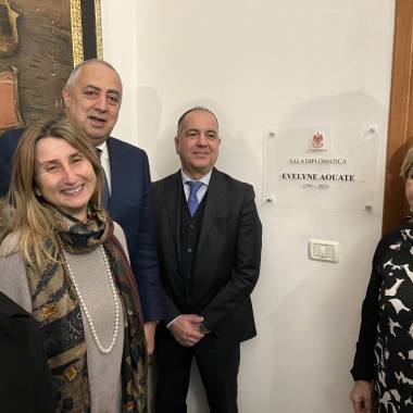 Intitolazione sala archivio storico a Evelyne Aouate – Dichiarazione del sindaco
